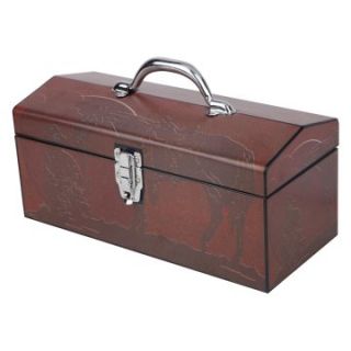 Sainty International 24 042 Art Deco Western Cowboy Tool Box   Tool Boxes