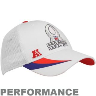 Reebok NFL American Football Conference White 2011 Pro Bowl Players Mesh Back Flex Hat
