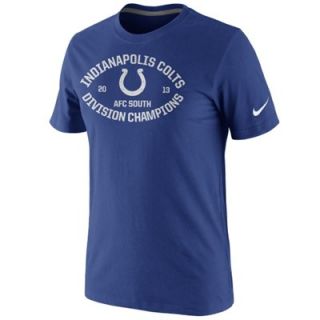 Nike Indianapolis Colts 2013 AFC South Division Champions T Shirt   Royal Blue