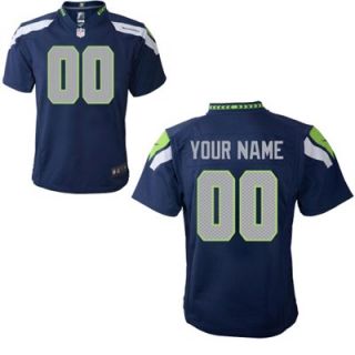 Nike Seattle Seahawks Infant Customized Game Team Color Jersey