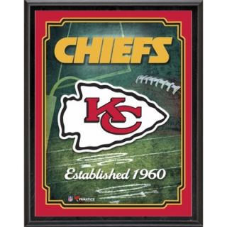 Kansas City Chiefs Team Logo Sublimated 10.5 x 13 Plaque