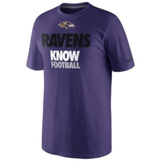 Nike Baltimore Ravens Draft II T Shirt   Purple