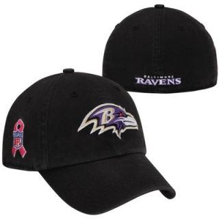 47 Brand Baltimore Ravens BCA Primary Logo Franchise Fitted Hat   Black