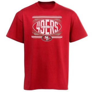 San Francisco 49ers Youth Meshed T Shirt   Scarlet