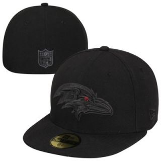 New Era Baltimore Ravens Basic 59FIFTY Fitted Hat   Black