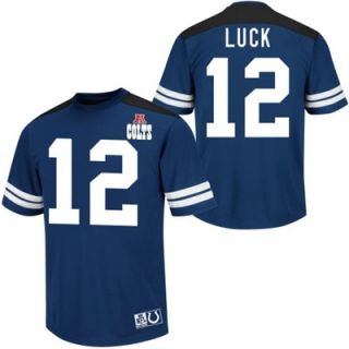 Andrew Luck Indianapolis Colts Hashmark Jersey T Shirt   Royal Blue
