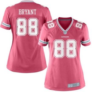 Dez Bryant Dallas Cowboys Ladies Game Jersey   Pink