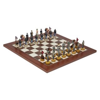American Civil War Marble Chess Set   Chess Sets