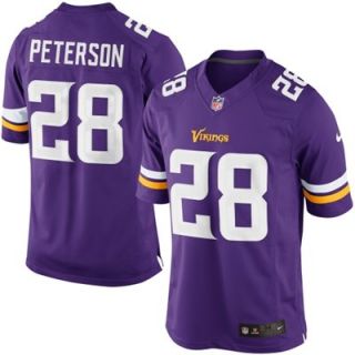 Nike Adrian Peterson Minnesota Vikings Limited Jersey   Purple