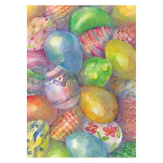 Toland 28 x 40 in. Easter Eggs House Flag   Outdoor Decor