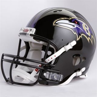 Riddell Baltimore Ravens Black Revolution Authentic Full Size Helmet
