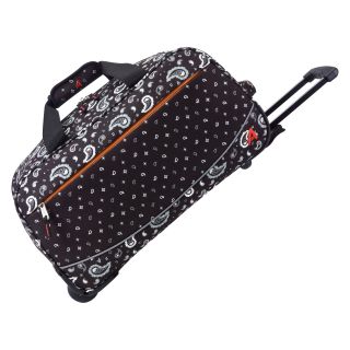 Athalon Bandana Black 21 in. Wheeling Duffel Bag   Sports & Duffel Bags