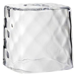 Creative Bath Products Glass Blocks Tissue Box   Tissue Holders
