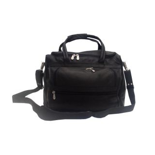 Piel Leather Small Computer Carry All Bag   Black   Luggage