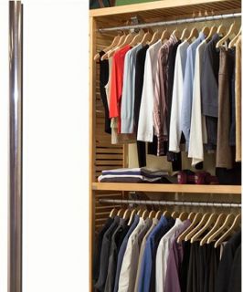 John Louis Home Deluxe Wardrobe Bar Kit   Closet System Components