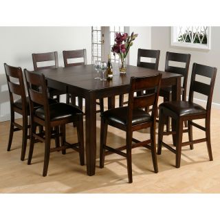 Jofran Luca Counter Height Table and 8 Chairs   Dining Table Sets