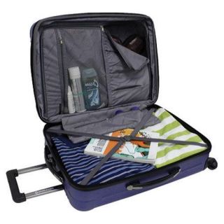 Traveler's Choice Luxembourg 4 Piece Expandable Hard Sided Luggage S Blue Traveler's Choice Four piece Sets