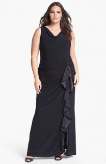 Adrianna Papell Ruffled Cocktail Dress