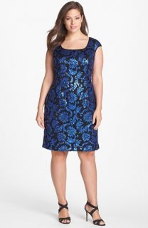 Alex Evenings Sequin Lace Dress (Plus Size)