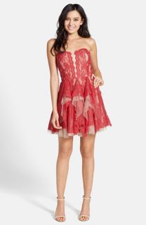 Hailey by Adrianna Papell Lace Fit & Flare Dress