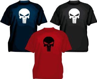 The Punisher Skull Logo T Shirt, Comic Sport & Freizeit
