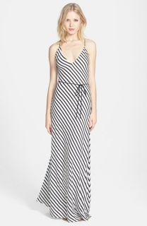 Dolce Vita Linen & Cotton Stripe Maxi Dress