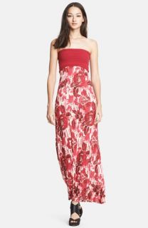Jean Paul Gaultier Rose Print Convertible Maxi Dress