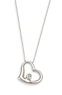 Roberto Coin Small Floating Heart Pendant Necklace