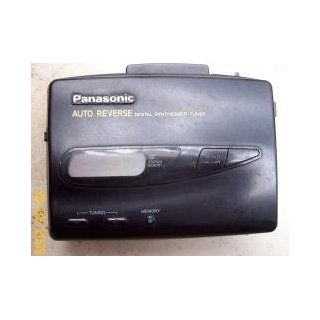 Panasonic Stereo Radio Cassette Player Walkman Style RQ V185 Digital Tuner Auto Reverse  Players & Accessories