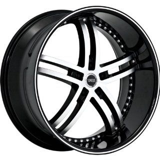 Status Knight 5 20 Black Wheel / Rim 5x112 with a 20mm Offset and a 74.1 Hub Bore. Partnumber S816KL5E20N74 Automotive