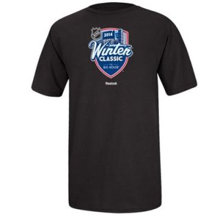 Reebok 2014 Winter Classic Event Logo T Shirt   Black