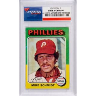 Mike Schmidt Philadelphia Phillies 1975 Topps #70 Card