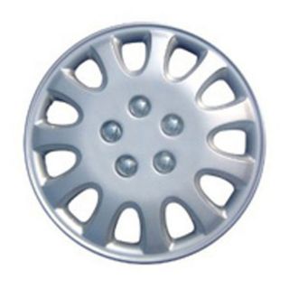 Design KT84214S_L ABS Silver 14 inch Hub Caps (Set of 4) Wheels & Tires