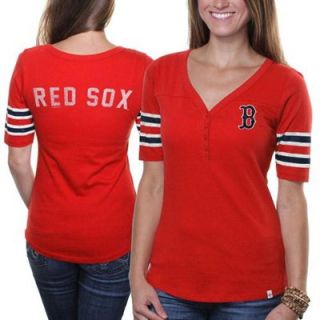 47 Brand Boston Red Sox Ladies Playoff T shirt   Red