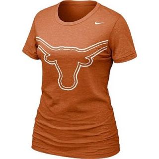 Nike Texas Longhorns Womens Chill In Burnout T Shirt   