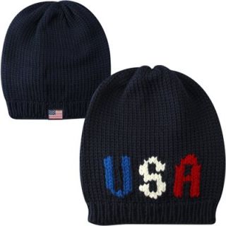 Ralph Lauren USA Winter Olympics Knit Beanie   Navy Blue