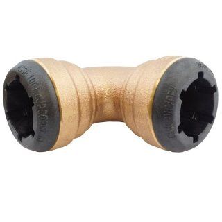 Elkhart Products 10188036 TecTite Low Lead 207 Series 1 1/2 Inch Copper by Copper Push Fit 90 Degree Elbow   Pipe Fittings  