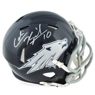 Colin Kaepernick Nevada Wolf Pack Autographed Riddell Mini Helmet