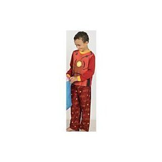 Iron Man Pajamas/Iron Man Light Up Pajamas/Iron man 2 Piece Sleepwear/Shirt/Top/Pants 
