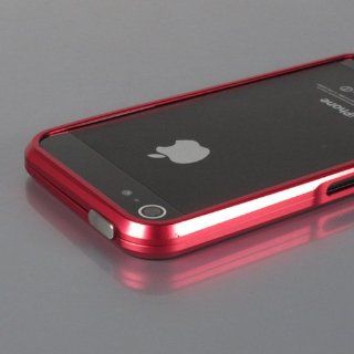 i Beans [8 colors] iPhone5 aluminum bumper case I phone 5 Compatible case cover Swarovski strap Red Aluminum Bumper Case for iPhone 5 (4204 4) (japan import) Electronics
