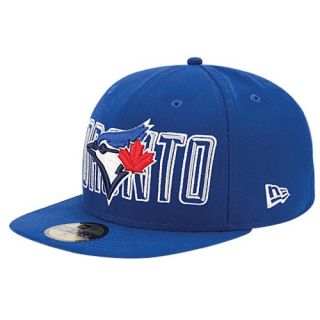 New Era MLB 59Fifty Bevel Pitch Cap   Mens   Baseball   Accessories   Toronto Blue Jays   Royal/White