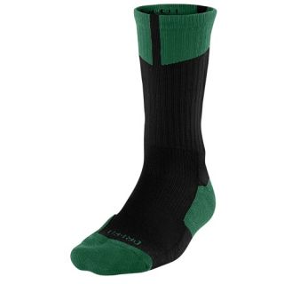 Jordan AJ Dri Fit Crew Socks   Mens   Basketball   Accessories   Black/Gorge Green
