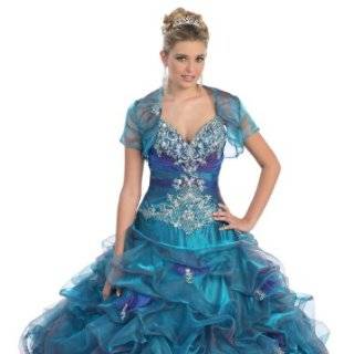 Ball Gown Beaded Formal Prom Wedding Dress #235