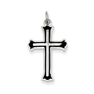 Sterling Silver Enameled Cross Charm Cyber Monday Special Charm Jewelry Brothers Pendant Jewelry