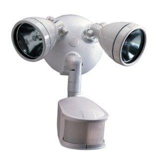 Cooper Lighting MS248W 240 Degree 200W Light type Halogen Motion Security Floodlight, White