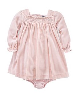Ralph Lauren Childrenswear Infant Girls' Velour Holiday Dress   Sizes 9 24 Months's
