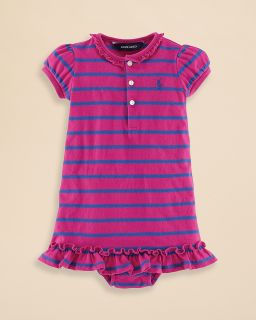 Ralph Lauren Childrenswear Infant Girls' Mesh Polo Dress   Sizes 9 24 Months's