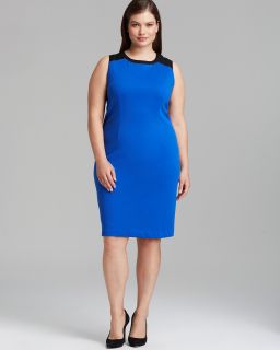 Calvin Klein Plus Color Blocked Dress's