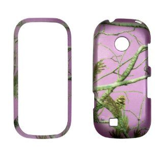 2D Pink camo Realtree LG Cosmos 2, II / Cosmos 3, III / Vn251/ VN251S Case Cover Hard Case Snap on Cases Rubberized Touch Protector Faceplates Cell Phones & Accessories
