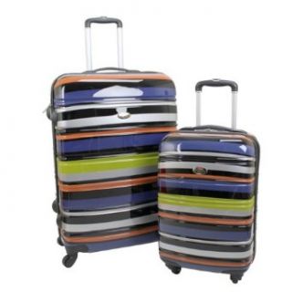 Swiss Case 28" USA FLAG 4 Wheel Hard Suitcase + FREE Carry on 20" luggage set Clothing
